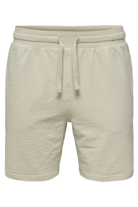 Only & Sons onskian life reg seersucker shorts